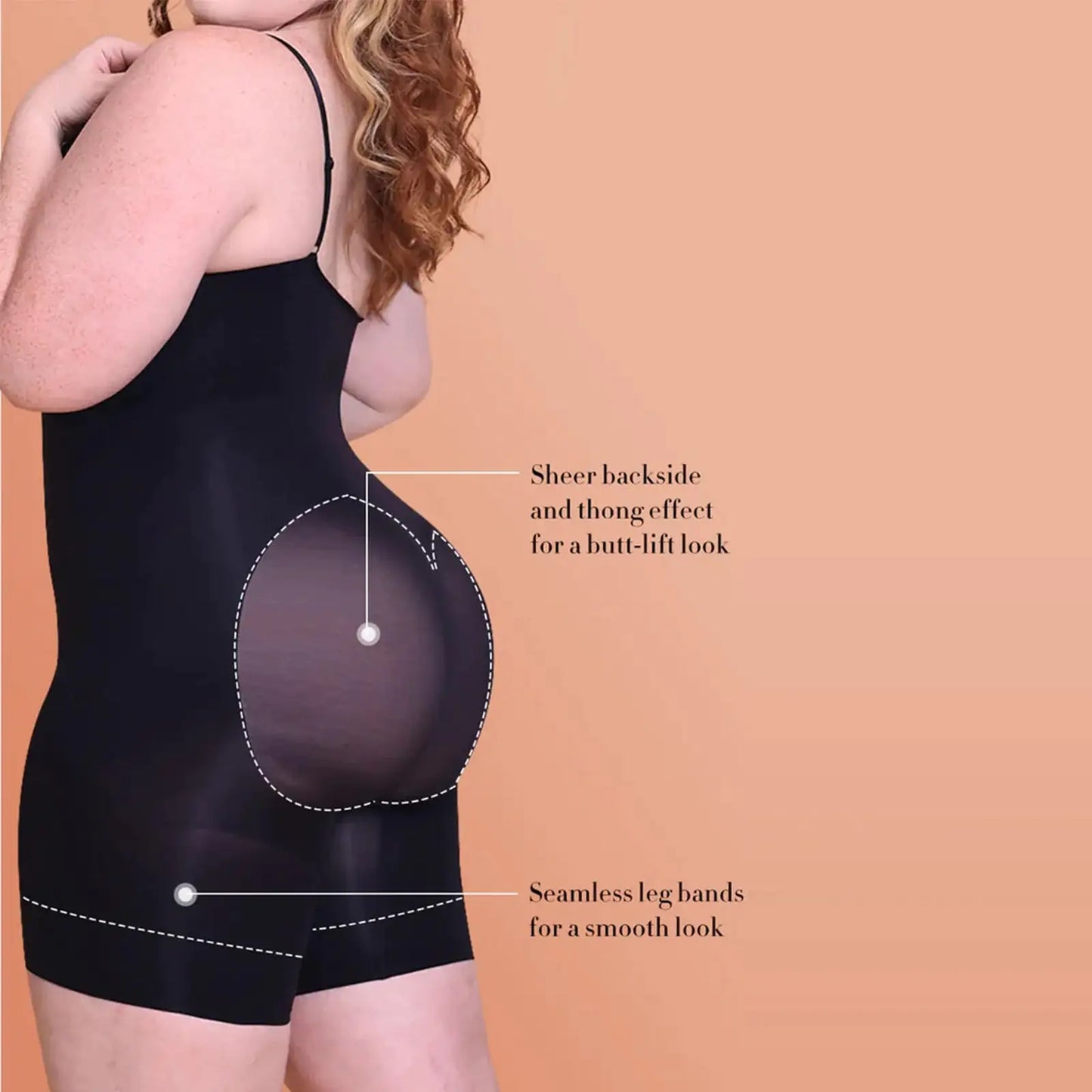 Seamless Bodysuit Butt Lifter